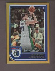 Luka Doncic [Artist Proof Gold] Basketball Cards 2022 Panini Hoops Prices