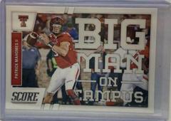 Patrick Mahomes II [Red] #6 Football Cards 2017 Panini Score Big Man on Campus Prices