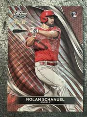 Nolan Schanuel [Rose Gold Wave Refractor] #75 Baseball Cards 2024 Topps Chrome Black Prices