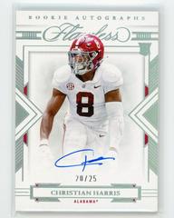 Christian Harris [Autograph] Football Cards 2022 Panini Flawless Collegiate Prices