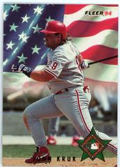 John Kruk Baseball Cards 1994 Fleer All Stars Prices