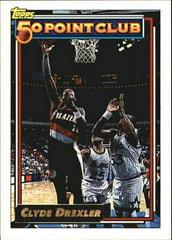 Clyde Drexler Basketball Cards 1992 Topps Gold Prices