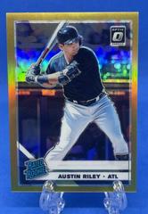 Austin Riley [Gold] Baseball Cards 2019 Panini Donruss Optic Prices