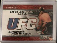 Frank Mir #FMFM Ufc Cards 2009 Topps UFC Round 2 Fight Mat Relics Prices