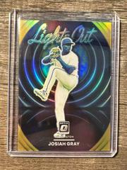 Josiah Gray [Gold] #LO-5 Baseball Cards 2022 Panini Donruss Optic Lights Out Prices