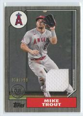 Mike Trout [Black] Baseball Cards 2022 Topps 1987 Relics Prices
