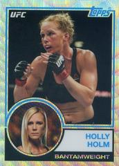 Holly Holm [Wave] #UFC83-HH Ufc Cards 2018 Topps UFC Chrome 1983 Prices