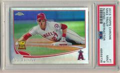 Mike Trout [Sliding Refractor] #1 Baseball Cards 2013 Topps Chrome Prices
