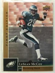 LeSean McCoy Football Cards 2009 Upper Deck First Edition Prices