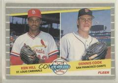 D. Cook, K. Hill Baseball Cards 1989 Fleer Prices