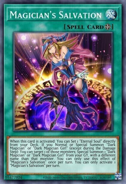 Magician's Salvation [Secret Rare] RA01-EN068 YuGiOh 25th Anniversary Rarity Collection