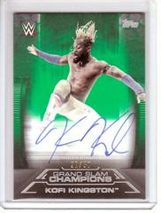 Kofi Kingston [Green] #GA-KK Wrestling Cards 2021 Topps WWE Undisputed Grand Slam Champions Autographs Prices