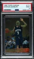 Stephon Marbury #177 Basketball Cards 1996 Topps Chrome Prices