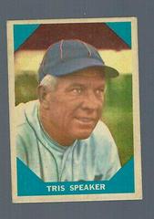 Tris Speaker #10 Baseball Cards 1960 Fleer Prices