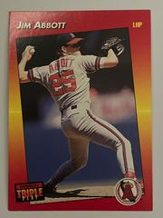 Jim Abbott Baseball Cards 1992 Panini Donruss Triple Play Prices