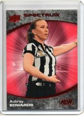 Aubrey Edwards [Red] #27 Wrestling Cards 2021 Upper Deck AEW Spectrum Prices
