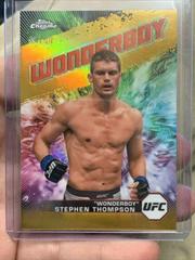 Stephen Thompson Wonderboy [Gold Refractor] #AKA-12 Ufc Cards 2024 Topps Chrome UFC AKA Prices