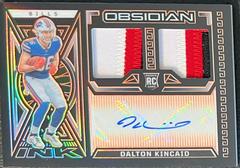 Dalton Kincaid [Orange Electric Etch] #38 Football Cards 2023 Panini Obsidian Rookie Jersey Ink Prices