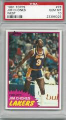 Jim Chones West Basketball Cards 1981 Topps Prices