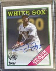 Frank Thomas #88BA-FT Baseball Cards 2023 Topps Silver Pack 1988 35th Anniversary Autographs Prices