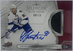 Steven Stamkos Hockey Cards 2020 Upper Deck The Cup 2017-18 Splendor Pucks Autographs Prices