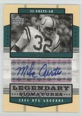 Mike Curtis #LS-MI Football Cards 2004 Upper Deck Legends Legendary Signatures Prices