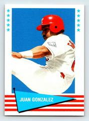 Juan Gonzalez Baseball Cards 1999 Fleer Vintage 61 Prices