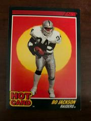 Bo Jackson #2 Football Cards 1990 Panini Score Hot Card Prices