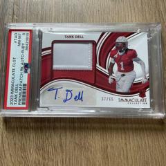 Tank Dell #21 Football Cards 2023 Panini Immaculate Signature Patch Rookie Prices