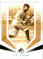 Ty Cobb Baseball Cards 2004 SP Legendary Cuts Prices