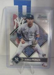 Oswald Peraza Baseball Cards 2023 Bowman Sterling Tek Prices