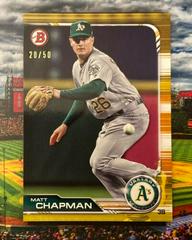 Matt Chapman [Gold] #11 Baseball Cards 2019 Bowman Prices
