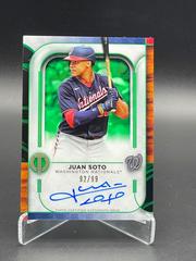 Juan Soto [Green] #TA-JS Baseball Cards 2022 Topps Tribute Autographs Prices
