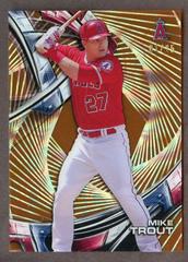 Mike Trout [Orange Magma Diffractor] Baseball Cards 2016 Topps High Tek Prices