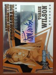 Torrie Wilson Wrestling Cards 2006 Topps Heritage Chrome WWE Autographs Prices