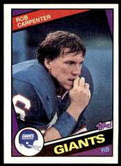 Rob Carpenter Football Cards 1984 Topps Prices