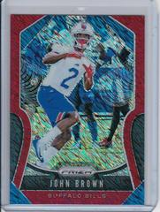 John Brown [Red Shimmer] Football Cards 2019 Panini Prizm Prices