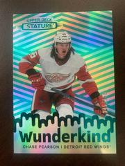 Chase Pearson [Green] #W-12 Hockey Cards 2022 Upper Deck Stature Wunderkind Prices