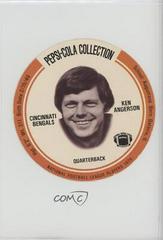 Ken Anderson #21 Football Cards 1976 Pepsi Discs Prices
