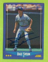 Dale Sveum #120 Baseball Cards 1988 Score Prices