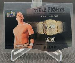 Ricky Starks Wrestling Cards 2022 Upper Deck Allure AEW Title Fights Prices