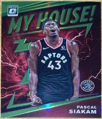 Pascal Siakam [Lime Green] #12 Basketball Cards 2019 Panini Donruss Optic My House Prices