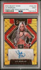 Liv Morgan [Gold Wave Prizm] #SG-LVM Wrestling Cards 2022 Panini Select WWE Signatures Prices