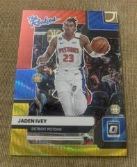 Jaden Ivey [Red Gold Wave] #5 Basketball Cards 2022 Panini Donruss Optic The Rookies Prices