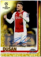 Dusan Tadic [Autograph Gold Refractor] Soccer Cards 2018 Topps Chrome UEFA Champions League Prices