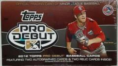 Hobby Box Baseball Cards 2012 Topps Pro Debut Prices