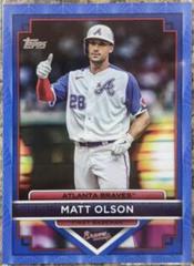 Matt Olson [Blue] Baseball Cards 2023 Topps Flagship Collection Prices