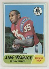 Jim Nance #72 Football Cards 1968 Topps Prices