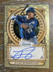 Julio Rodriguez [Superfractor] #SOA-JR Baseball Cards 2023 Bowman Sterling Opulence Autographs Prices