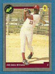 Eddie Williams Baseball Cards 1991 Classic Draft Picks Prices